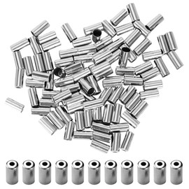 GNHG Pack of 200 silver end caps, brake cable bicycle, Bowden cable end cap, brake cable caps, end caps, end caps, brake cables, for brake cable, shift cables