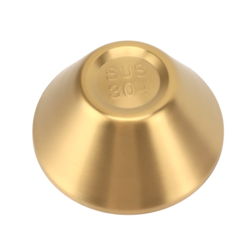 304 Stainless Steel Salad Bowl Double Layer Metal Round Bowl