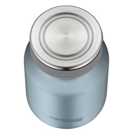 THERMOcafé by THERMOS TC Food Jar Ice Blue Mat 0.50 L, Insulated Food Jar, Thermal Container, Double-Walled Lunch Pot Made of Stainless Steel, Leak-Proof, Dishwasher Safe, for Office and Travel