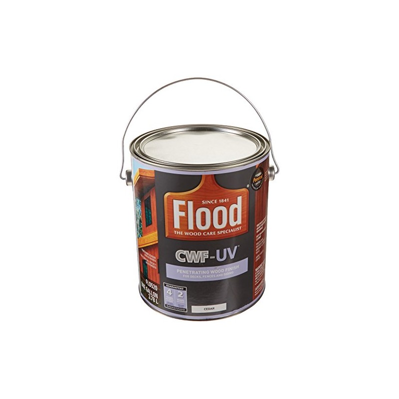 1 gal Flood FLD520 Cedar CWF-UV Exterior Clear Wood Finish