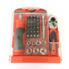 Hyper Tough 34PC Handy Tool Kit with Stubby Ratchet Handle