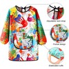 HEYOMI Painting Apron Children's Painting Coat for 6-11 Years Girls