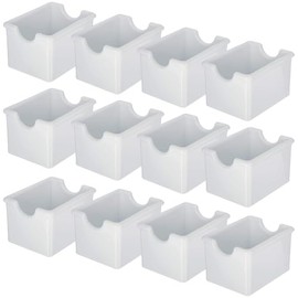 Royal Kitchen Sugar Packet Holder Caddy Classic Restaurant Quality with 20 Packet Capacity (White) Pack of 12