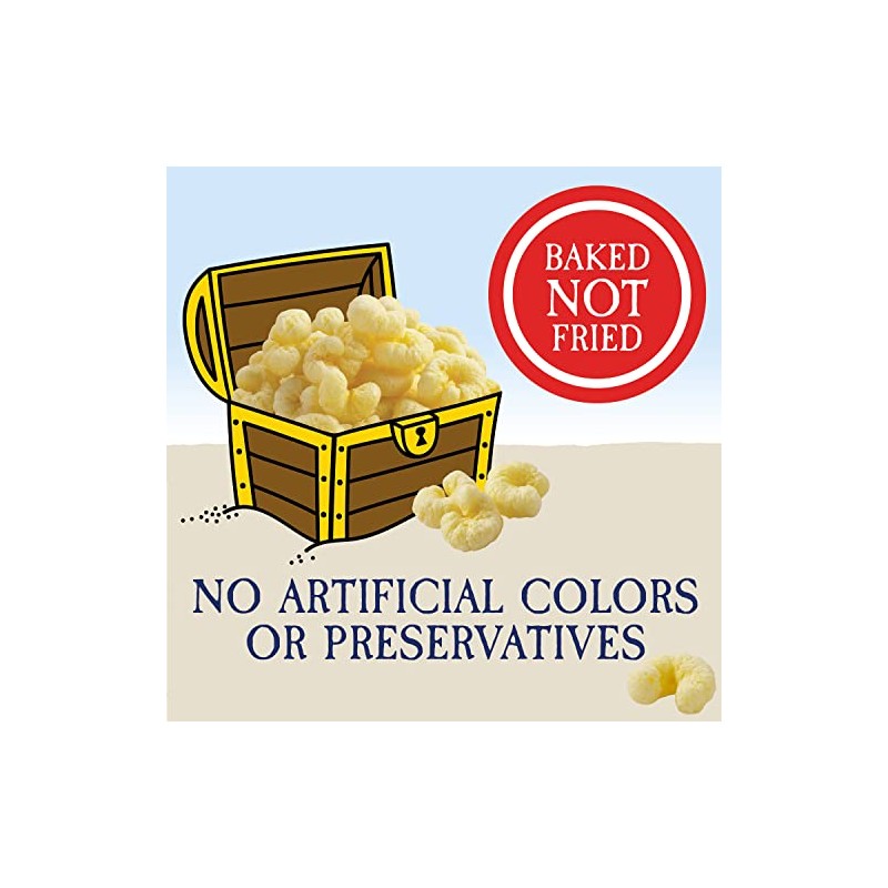 Pirate's Booty Aged White Cheddar and Cheddar Blast Cheese Puffs