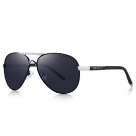 MERRY'S Men's Polarized Driving Sunglasses For Men Unbreakable Frame UV400 S8513 (Black, 61)