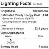 GE Relax HD 50-Watt EQ LED Par20 Warm White Medium