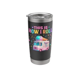Ice Cream Truck Funny Nostalgic Costume Stainless Steel Insulated Tumbler