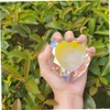 IWOWHERO 1pc Heart Shaped Fake Diamond Nail Art Display Prop