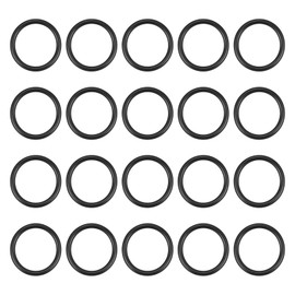 MECCANIXITY Nitrile Rubber O Ring 1.46" OD 1.14" ID 0.16" Width NBR Sealing Gasket Washer Seal O-Ring for Faucet Plumbing Air Gas Repair, Black, Pack of 20