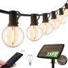 addlon 35FT Solar String Lights Outdoor with Remote, Waterproof G40