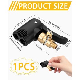 SCJJZ 1 Stück Autoventil Hebelstecker, Adapter Französisches Ventil, Autoventil Adapter, Adapter Französisches Ventil auf Auto, Ventiladapter Französisches Ventil für Auto, Moto, Reifenfüller