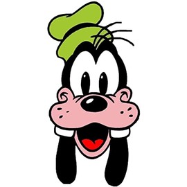 Goofy Laptop Sticker Bumper Sticker Window Sticker