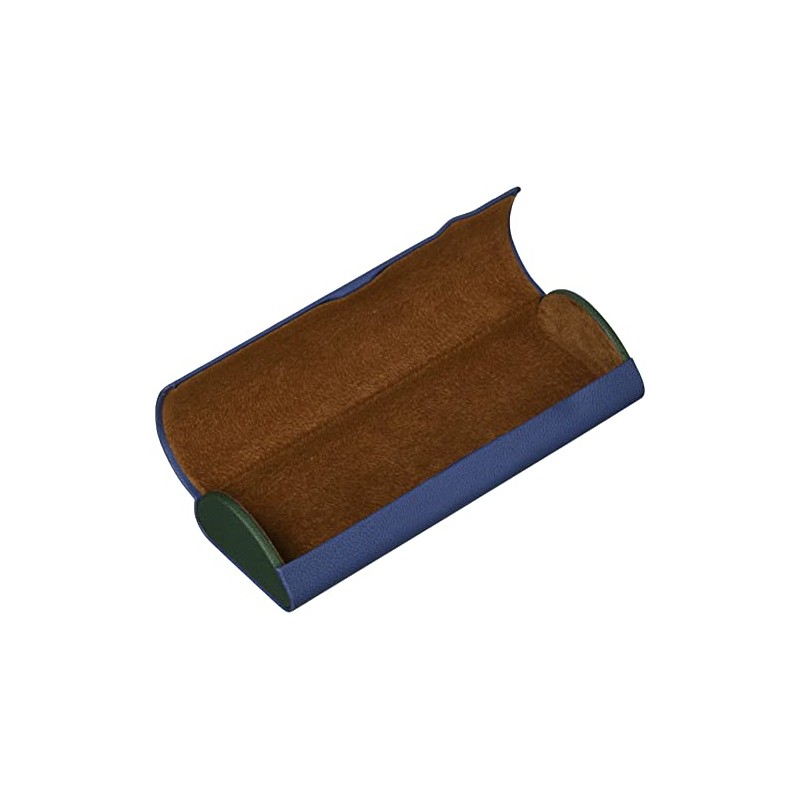 Tccase HY-8036-12 Glasses Case, Blue, Hard, Magnetic, Thin