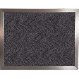 BLACK LEATHER LAP TRAY: Bean Bag Cushioned Laptop Desk, Padded TV Dinner Cushion Tray for Eating (Crock 99. Silver)