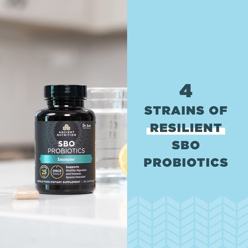 Ancient Nutrition Probiotics for Immune Support, SBO Once Daily Probiotics