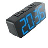 STOBAZA LED Alarm Clock with Music Snooze Function Backlight Modern