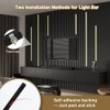 CUBITOR LED Recessed Lighting Kit,6 Pack Self-Adhesive LED Light Bar,