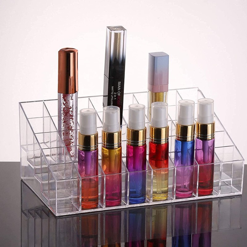 40 Grids Lipsticks Holder - Clear Acrylic Lipgloss Lipstick Organizer