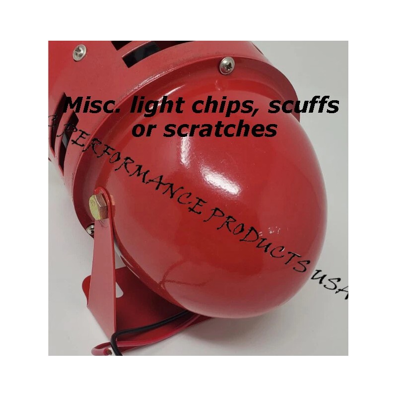 JCP USA BLEMISHED CAR TRUCK MOTOR AIR RAID RED SIREN