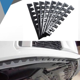 NBWIYQP Bumper Scrape Guard Skid Plate Bumper Protection Compatible with Lowered Cars SUV DIY Bumper Protector kit Provides Chassis Protection,8 Pack,Black