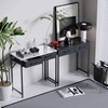 Pamray 32 Inch Small Computer Desk with 2 Drawers for