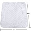 Utopia Bedding Quilted Fitted Mattress Pad, King Size, Elastic Fitted
