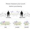 YSZBD Sofa Cover, Corner Sofa, Waterproof, L-Shape 1/2/3/4-Seater, Sofa Protector,