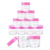 Belleza México 10 Frascos Vacios Para Acrilicos 1/4 Oz Uñas
