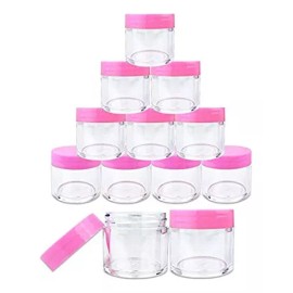 Belleza México 10 Frascos Vacios Para Acrilicos 1/4 Oz Uñas Acrilicas Gel