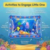 Water Mat Tummy Time Water Play Mat, Dolphin Inflatable Sensory