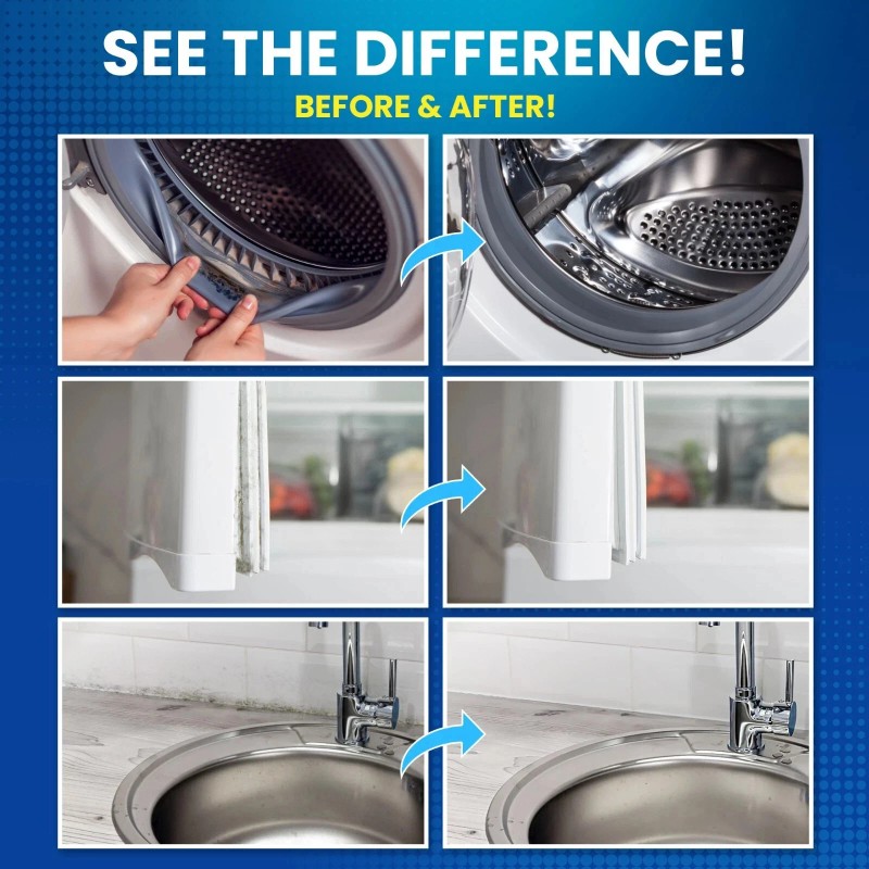 Unbranded Mold Stain Remover Power Gel Cleaner for Front Loader