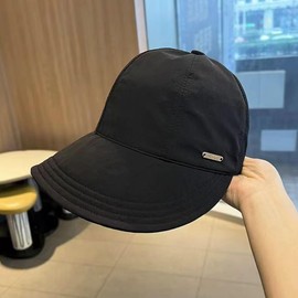 Sun Hats for Women,Summer Beach Sun Hat Visor for Women,Women Wide Brim Fedora Cap UPF50+ Black