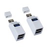 LUVMOXE (2 Pack) USB 2.0 Splitter,3-Port USB 3.0 Hub, USB