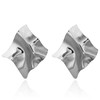 CWVHQ Irregular Geometric Texture Earrings Folds Simple Modern Dangle Earrings