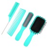 4Pcs Hair Brush Set Paddle Detangling Hair Brush Nine Rows