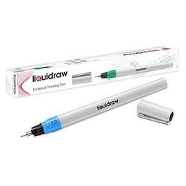 Liquidraw Technical Drawing Pens for Artists 1.0mm, Refillable