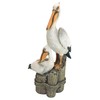 Design Toscano Coastal Decor Ocean's Perch Pelicans Garden Bird Statue,