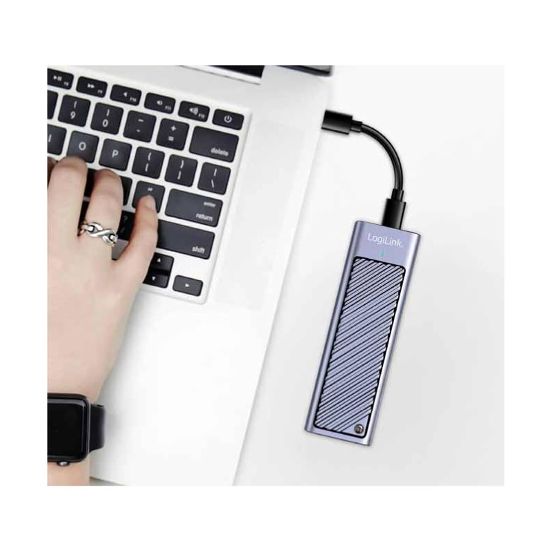 LOGILINK Hard Drive Enclosure UA0435 M.2 NVMe USB 3.2 2x2,