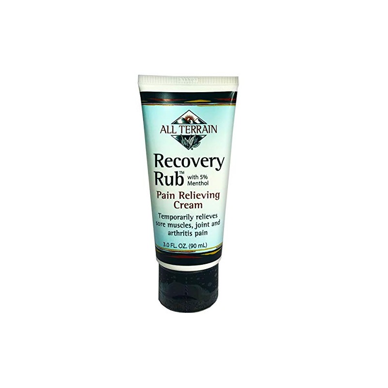 All Terrain Recovery Rub Soothing Massage Cream 3oz, Natural Relief