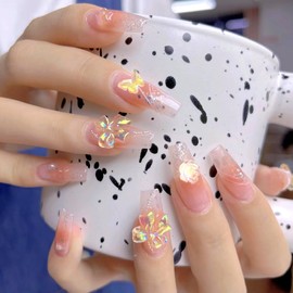 3D Mix Assorted Color Nail Charms Acrylic Multi Cute Nail Art Charms Hollow Candy Jewelry Nail Supplies for Nail Art Design DIY Crafts Accessories (Pink Candy)