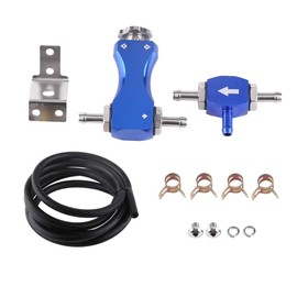 Controlador Turbo Boost Controller, KIMISS Kit de Controlador Turbo Boost Manual Ajustable para Automóvil Válvula de Derivación Controlador de Motor Turbo Azul para una Alta