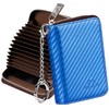 FurArt Credit Card Wallet, Zipper Card Cases Holder for Men