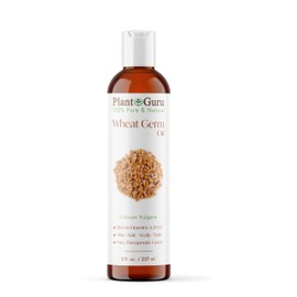Wheat Germ Oil 8 fl. oz. – Cold‑Pressed Unrefined 100% Pure & Natural Carrier Oil for Skin, Face, Body & Hair Moisturizing. Perfect for DIY Creams, Lotions & Lip Balm.