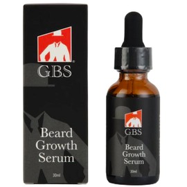 G.B.S Beard Natural Hair Growth Serum for Men with Patchy Facial Growth, Stimulate, Promote Hair Regrowth (30ML) Pack of 1