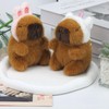 LunarCharm 2 pieces cute capybara keyring, plush toy, capybara cuddly