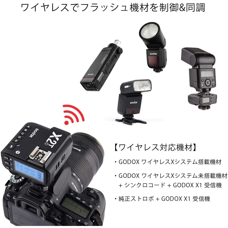 GODOX X2T Wireless Flash Trigger for Canon, TTL Compatible, 2.4