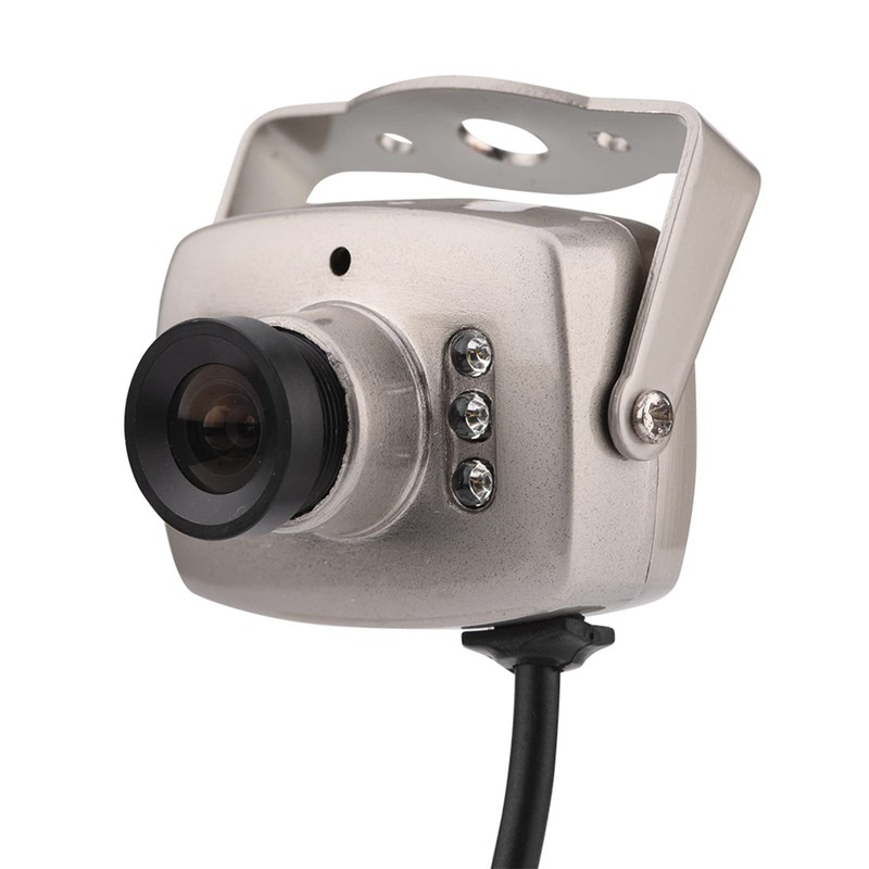 Yunseity -Camera, 3.6 mm 6 LEDs Wired CMOS Audio/Video CCTV
