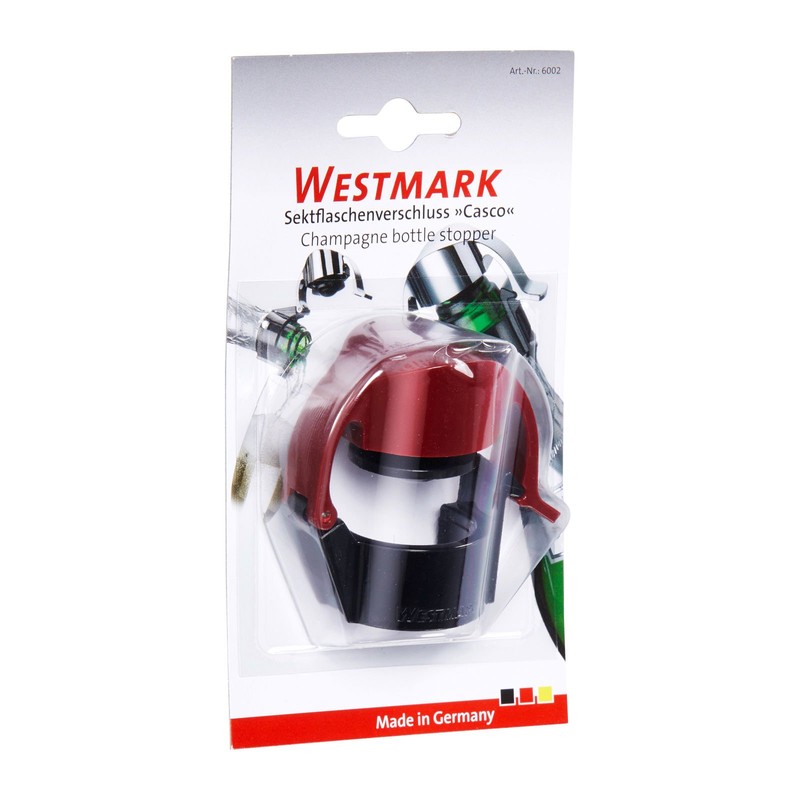 Westmark 60002280 Casco Champagne Bottle Stopper, Plastic, Coloured, 6.4 x