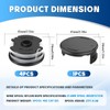 CHIHOLEN Pack of 4 Grass Trimmer Line Spool Compatible with