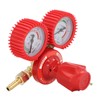 Acetylene Pressure Reducer 8mm Inlet Port Dual Display Shockproof Acetylene